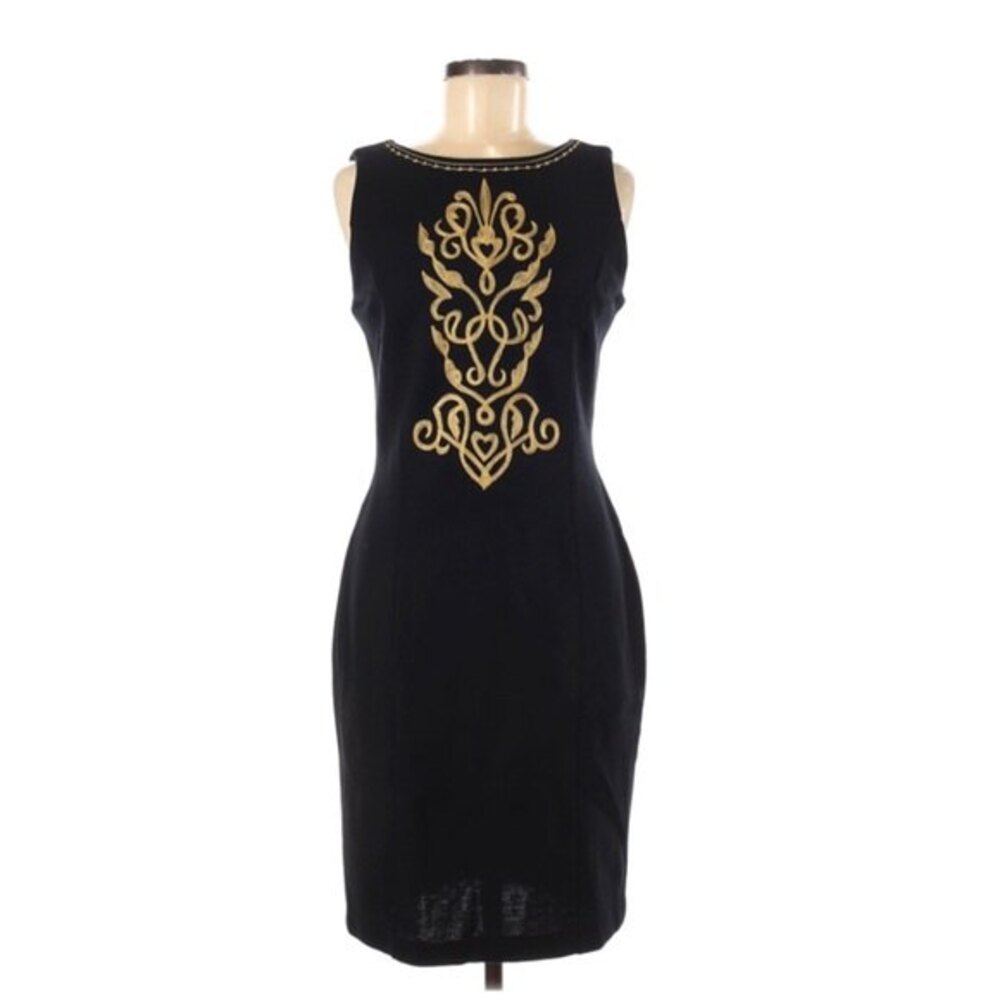 Vintage ‎ Andrea Jovine 100% Wool Cocktail Dress M